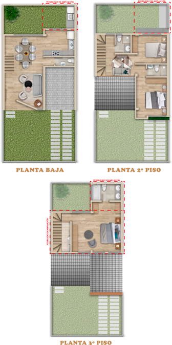 planta casa tipo C