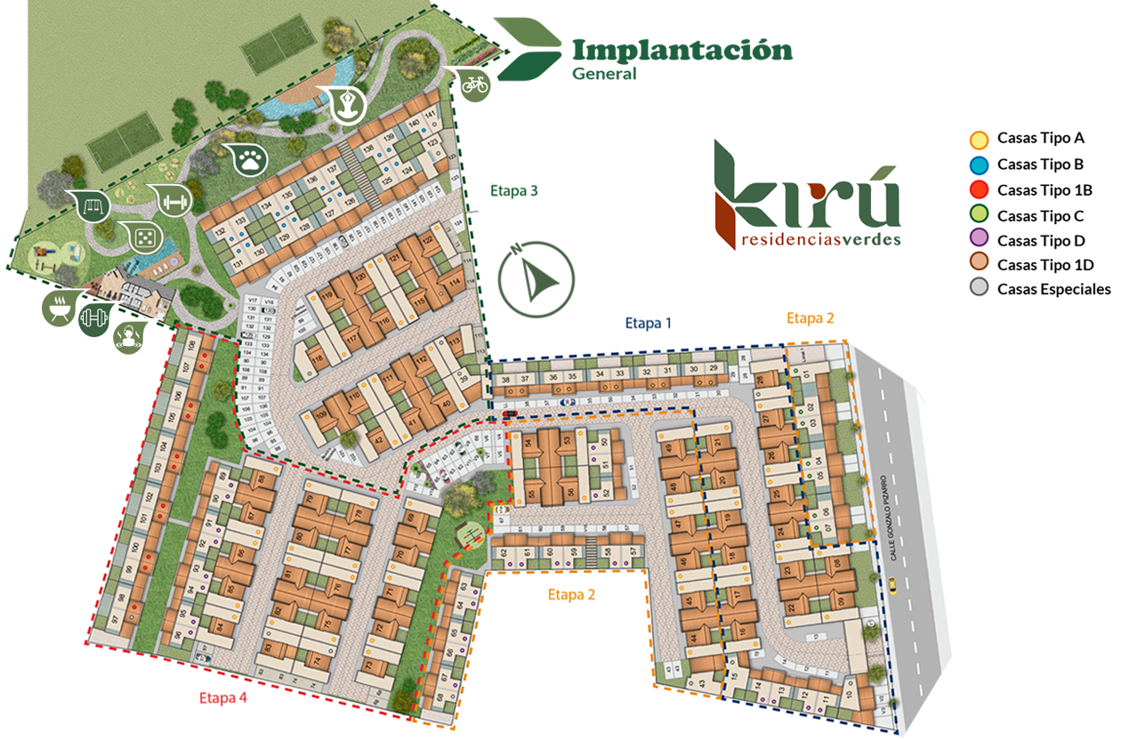 implantación del conjunto Kirú